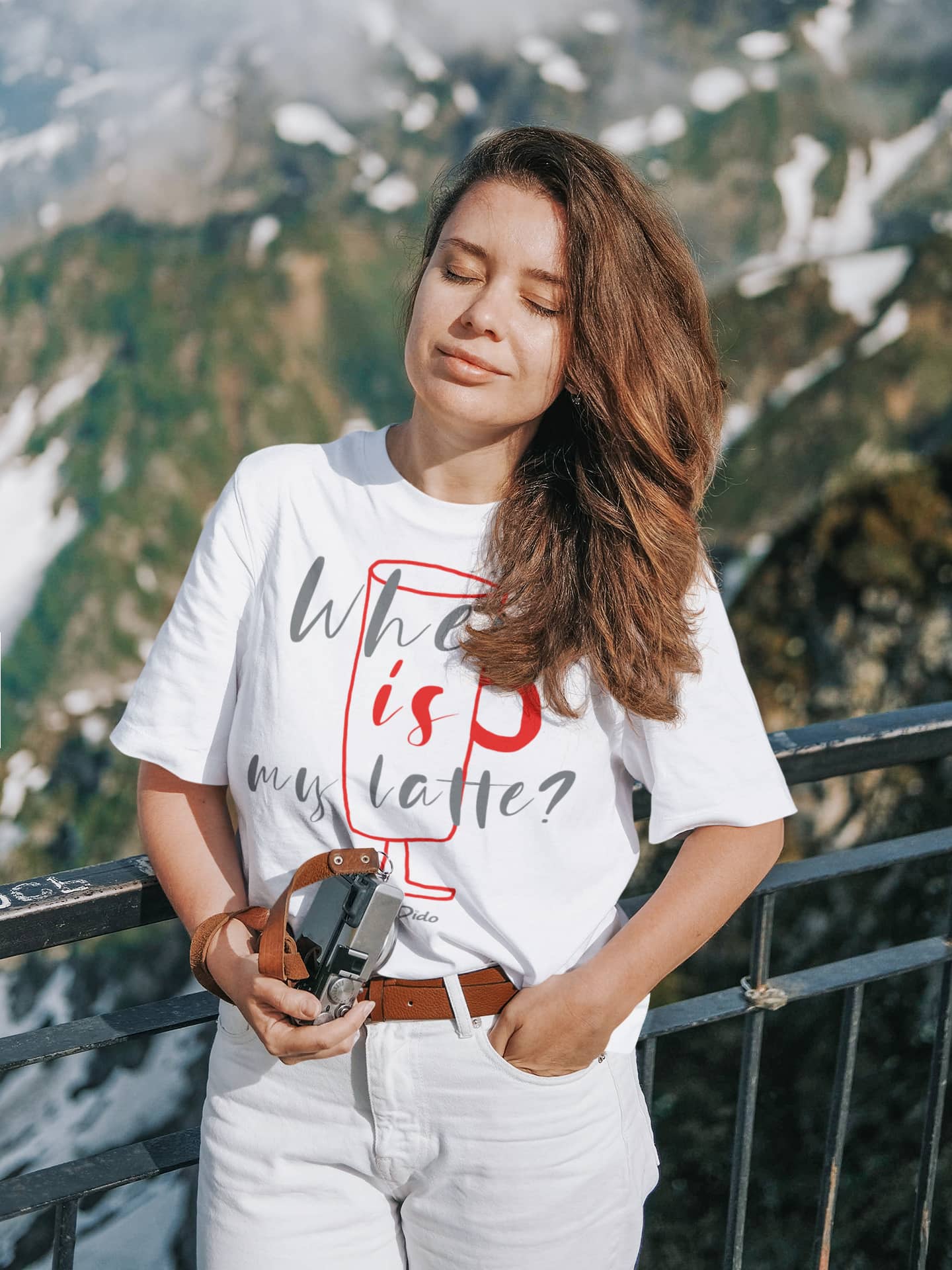 Woman T Shirt For Coffee Lovers by Mike Dido
