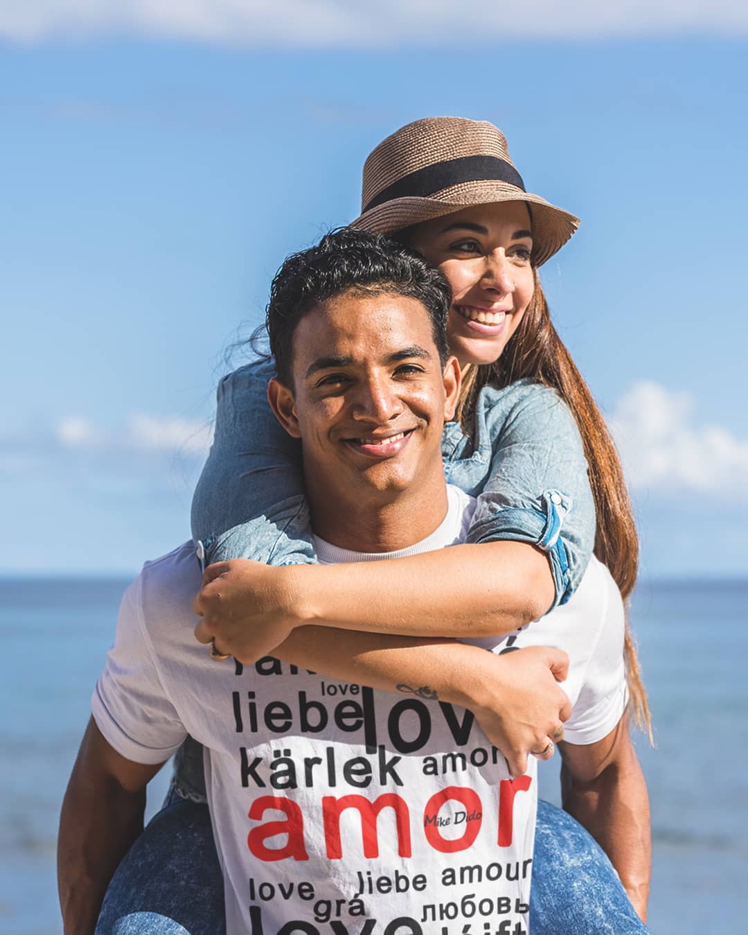 All Day Shirt Amor And Love In Different Languages by Mike Dido