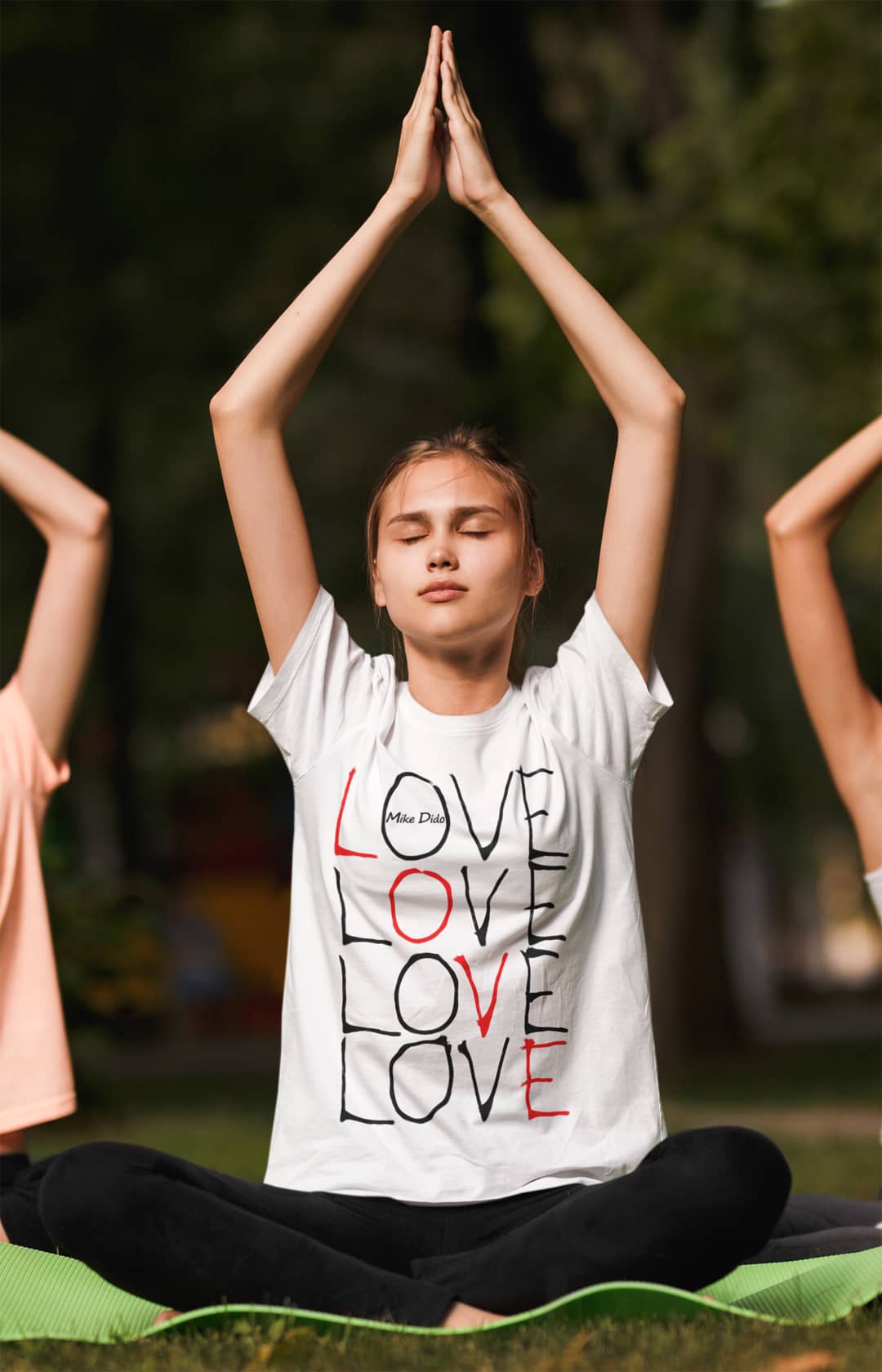 Basic T-Shirt With Love Word by Mike Dido