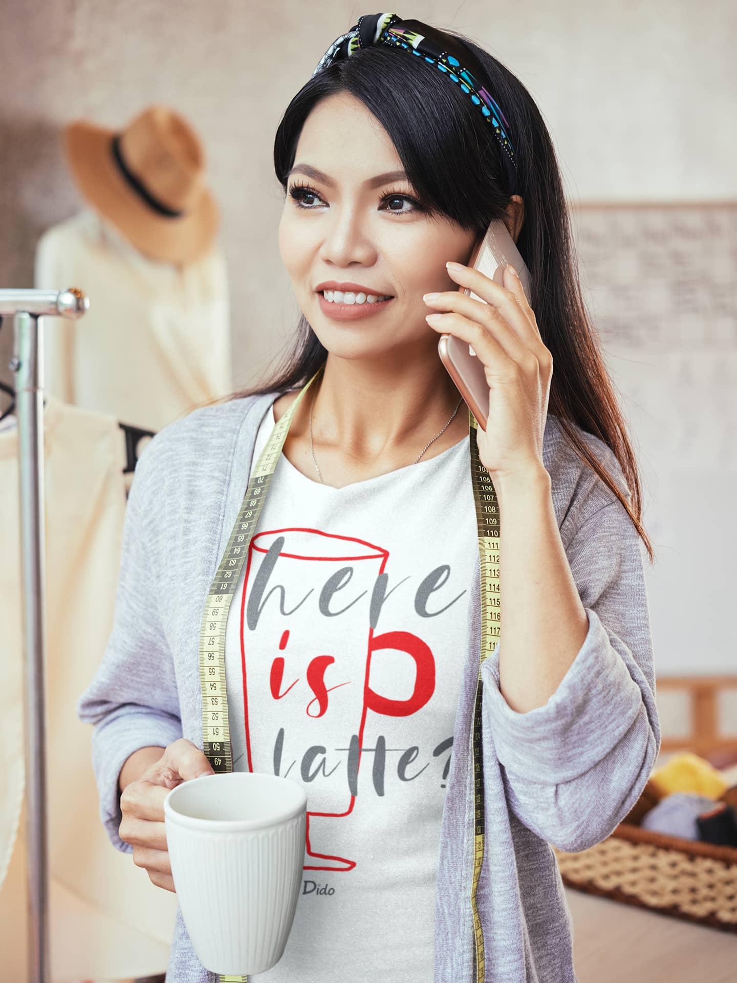 Woman T Shirt For Coffee Lovers by Mike Dido
