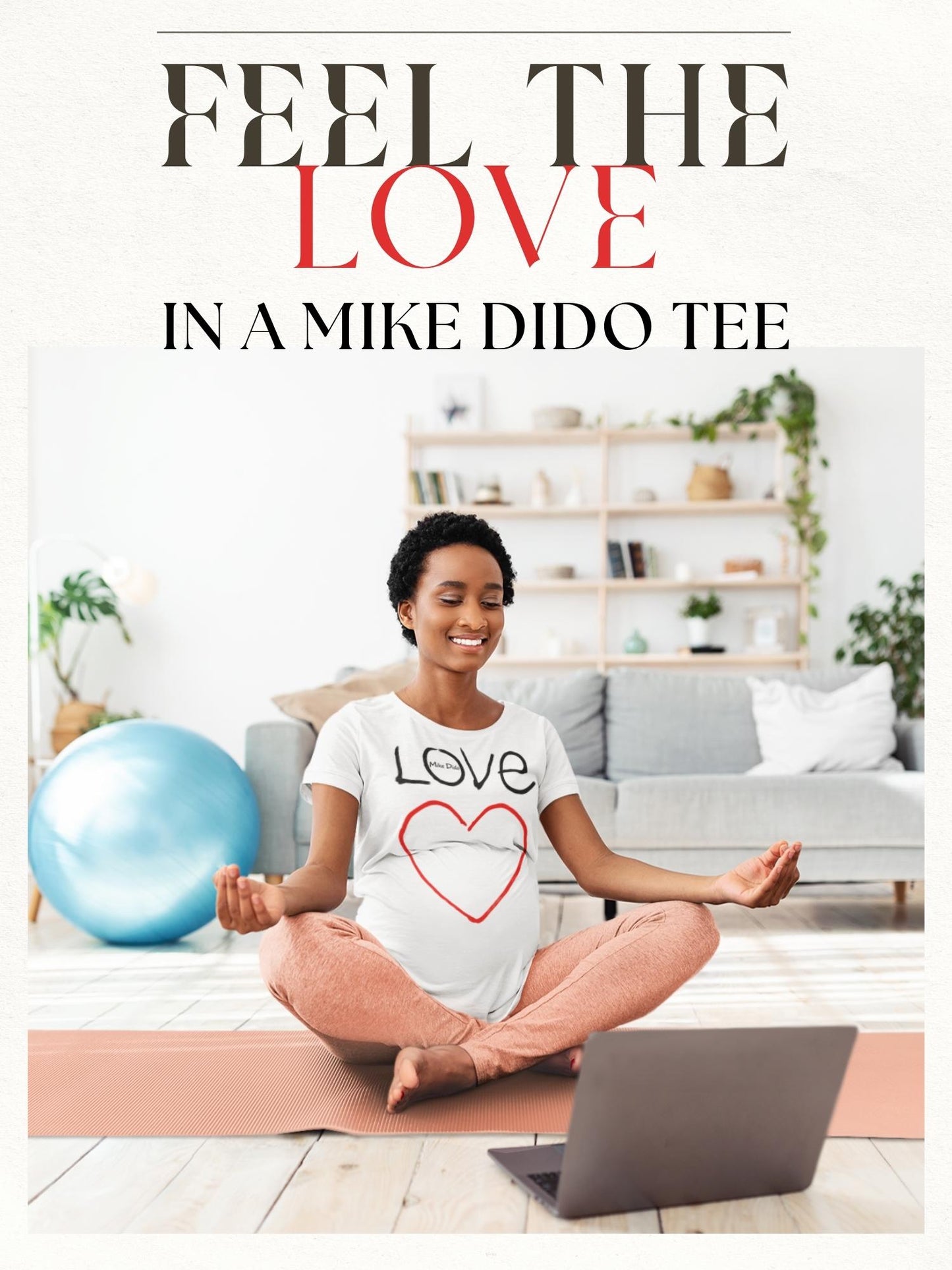 Yoga T-Shirt by Mike Dido