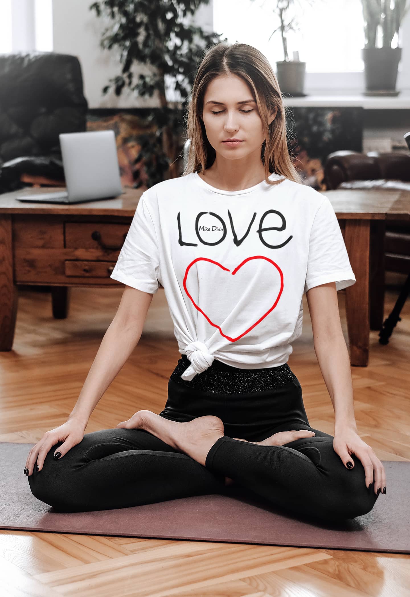 Yoga T-Shirt by Mike Dido